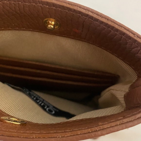 QUINCE Italian Pebbled Leather Phone Crossbody Purse Bag Handbag - Picture 6 of 8